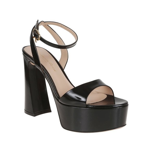 Gianvito Rossi Sculptural Heel Leather Sandal - NWT - Picture 2 of 3